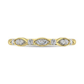 Diamond 1/5 Ct.Tw. Stack Band in 14K Yellow Gold